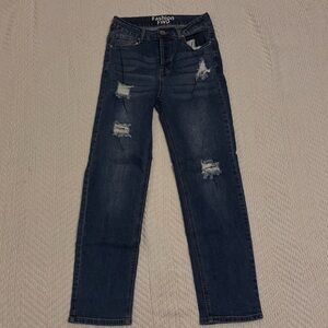 Fashion FWD Distressed Blue Jeans Cotton Size 9